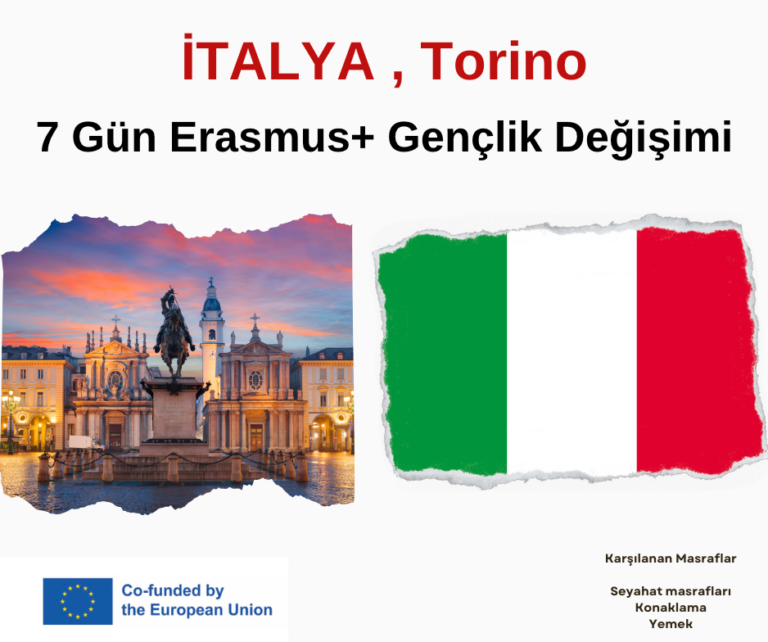 İtalya , Torino : 7 Gün Erasmus+ Gençlik Değişimi