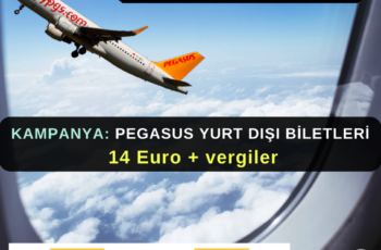 Pegasus Havayolları Kampanya:  Yurt Dışı 14 Euro + Vergilerle Pegasus Havayolları Kampanya:  Yurt Dışı 14 Euro + Vergilerle