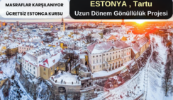 Estonya , Tartu : Uzun Dönem Gönüllülük Projesi Estonya , Tartu : Uzun Dönem Gönüllülük Projesi