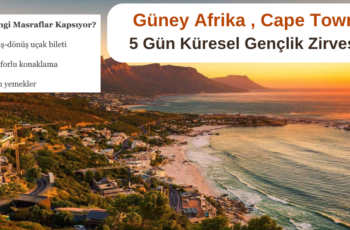 Güney Afrika , Cape Town: Küresel Gençlik Zirvesi – Masraflar Karşılanıyor Güney Afrika , Cape Town: Küresel Gençlik Zirvesi – Masraflar Karşılanıyor