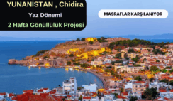 Yunanistan , Chidira : 2 Hafta Gönüllülük Projesi Yunanistan , Chidira : 2 Hafta Gönüllülük Projesi
