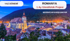 Romanya: Yaz Dönemi 1 Ay Gönüllülük Projesi Romanya: Yaz Dönemi 1 Ay Gönüllülük Projesi