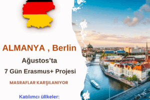 Almanya , Berlin : Ağustos’ta 6 Gün Erasmus+ Projesi