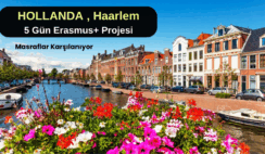 Hollanda , Haarlem : 5 Gün Erasmus+ Projesi