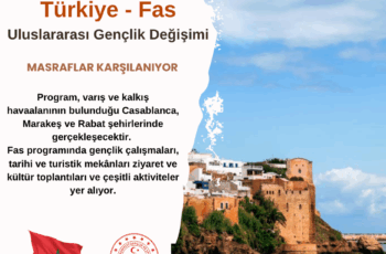 7 Gün Türkiye – Fas Uluslararası Gençlik Değişimi 7 Gün Türkiye – Fas Uluslararası Gençlik Değişimi