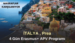 İtalya , Prea : 4 Gün Erasmus+ APV Programı İtalya , Prea : 4 Gün Erasmus+ APV Programı