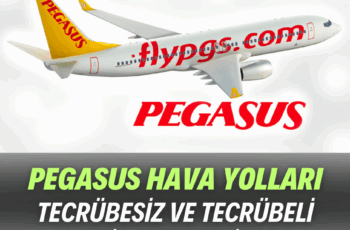 Pegasus Havayolları: Tecrübeli ve Tecrübesiz Kabin Memuru İlanı