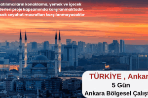 Ankara: 5 Gün Ankara Bölgesel Çalıştayı