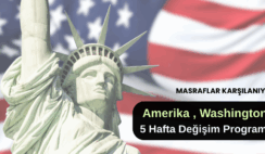 Amerika , Washington : 5 Hafta Değişim Programı Amerika , Washington : 5 Hafta Değişim Programı