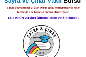 Sayra ve Çınar Vakfı Bursu