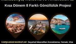 3 Farklı Ülkede Toplam 8 Gönüllülük Projesi 3 Farklı Ülkede Toplam 8 Gönüllülük Projesi