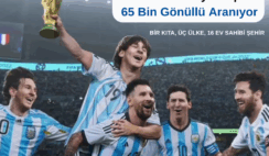 FIFA 2026 Dünya Kupası 65 Bin Gönüllü İlanı FIFA 2026 Dünya Kupası 65 Bin Gönüllü İlanı