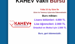 KAHEV – Eğitim Burs Duyurusu KAHEV – Eğitim Burs Duyurusu