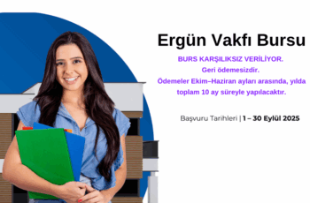 Ergün Vakfı Burs Duyurusu