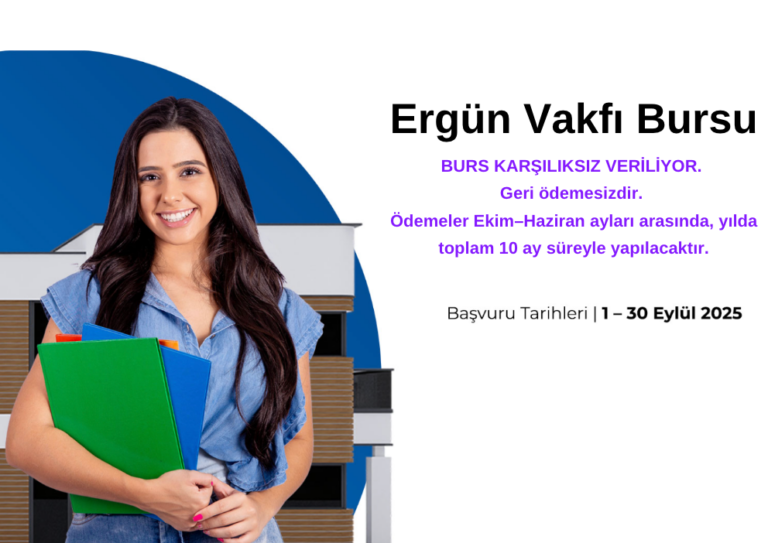Ergün Vakfı Burs Duyurusu
