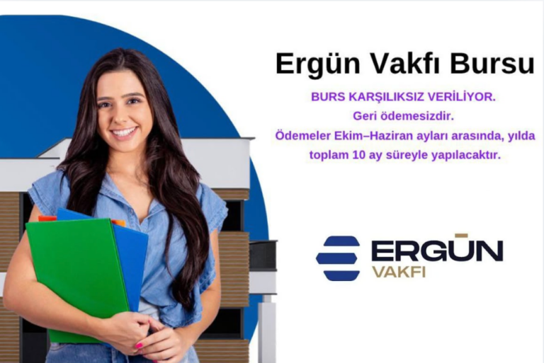 Ergün Vakfı Burs Duyurusu