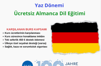 DAAD Almanya: Yaz Kursu Fırsatı – Masraflar Karşılanıyor DAAD Almanya: Yaz Kursu Fırsatı – Masraflar Karşılanıyor