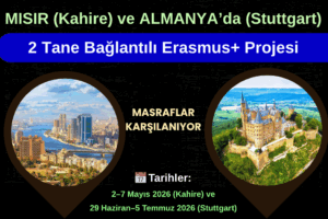 Mısır ve Almanya’da Bağlantılı 2 Tane Erasmus+ Projesi