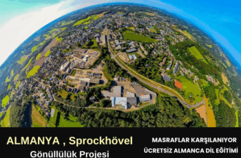 Almanya , Sprockhövel : Uzun Dönem Gönüllülük Projesi Almanya , Sprockhövel : Uzun Dönem Gönüllülük Projesi