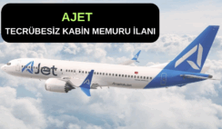AJet Havayolları: Tecrübesiz Kabin Memuru İlanı