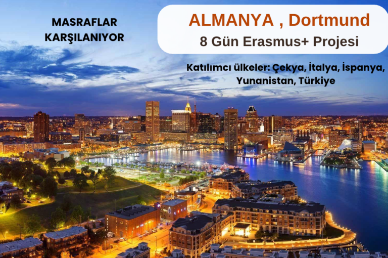 Almanya , Dortmund : 8 Gün Erasmus+ Projesi