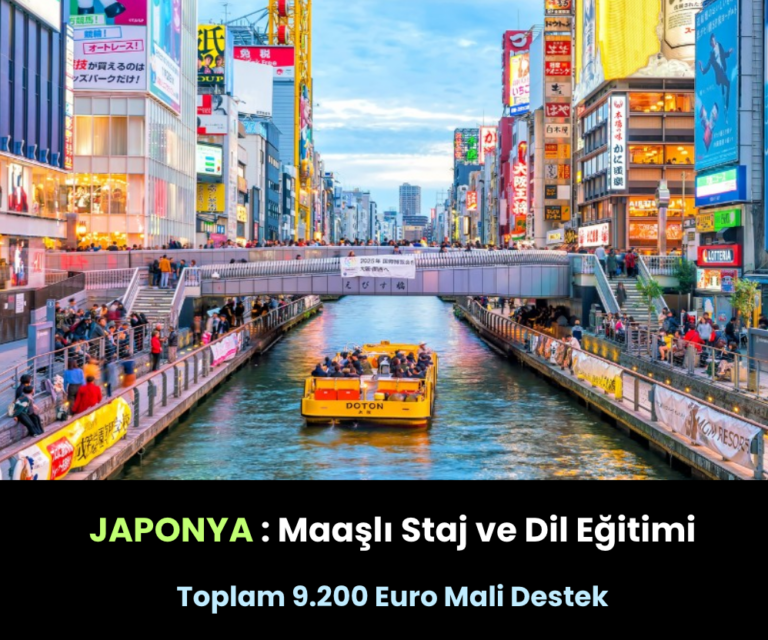 Japonya : Maaşlı 6 Ay Staj ve Dil Eğitimi