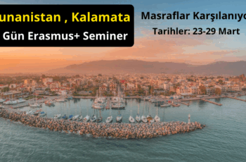 Yunanistan , Kalamata : 5 Gün Erasmus+ Seminer