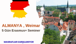 Almanya , Weimar : 5 Gün Erasmus+ Seminer