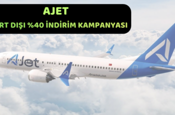 AJet: Yurt Dışı Uçuşları Yüzde 40 İndirim Kampanyası