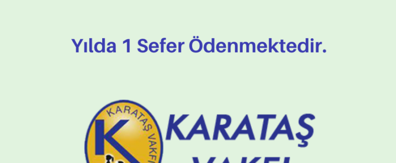 Karataş Vakfı Burs Duyurusu