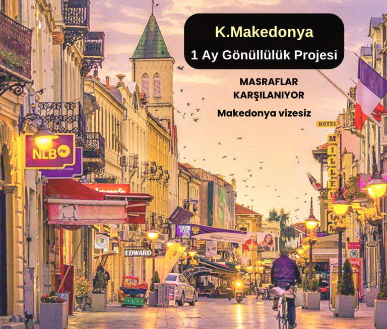 K.Makedonya , Bitola : 1 Ay Gönüllülük Projesi