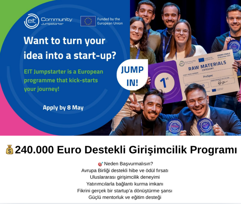 Girişimcilik Programı Başvuruları : 240.000 Euro