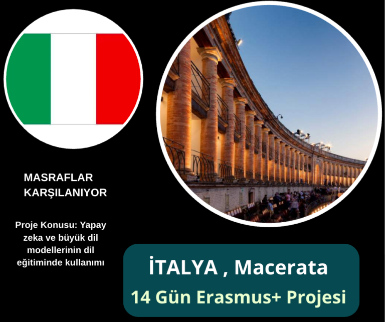 İtalya , Macerata : 14 Gün Erasmus+ Projesi