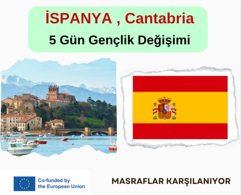 İspanya , Cantabria : 5 Gün Erasmus+ Gençlik Değişimi