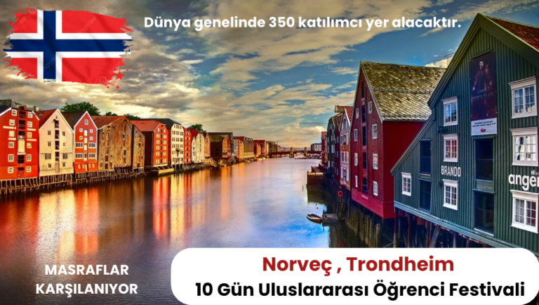 Norveç , Trondheim : 10 Gün Uluslararası Öğrenci Festivali