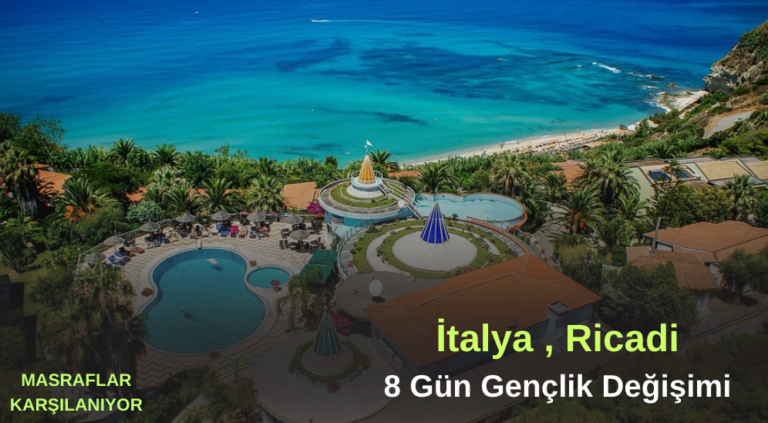 İtalya , Ricadi : 8 Gün Gençlik Değişimi