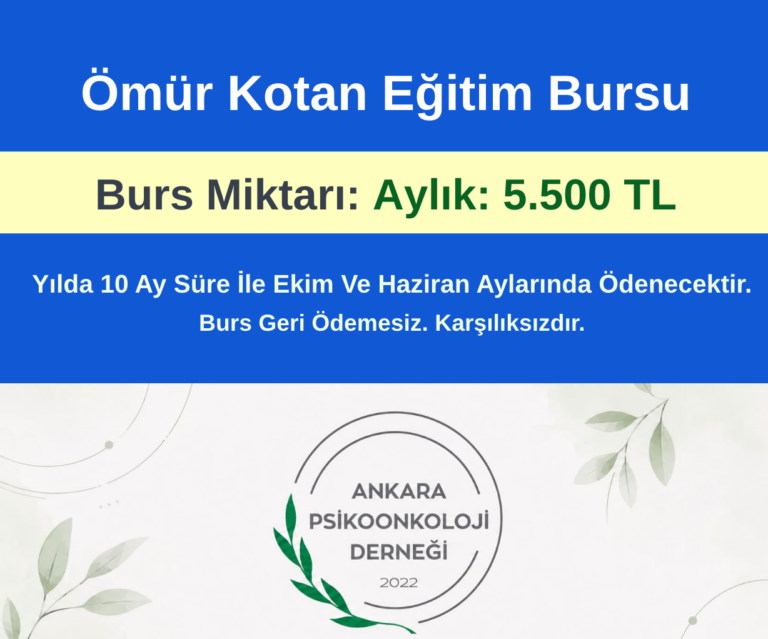 Ömer Kotan Eğitim Burs Duyurusu