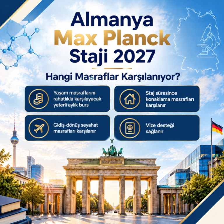 Almanya Max Planck Stajı 2027: Masraflar Karşılanıyor