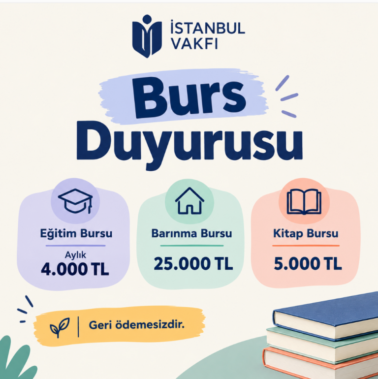 İstanbul Vakfı Burs Duyurusu