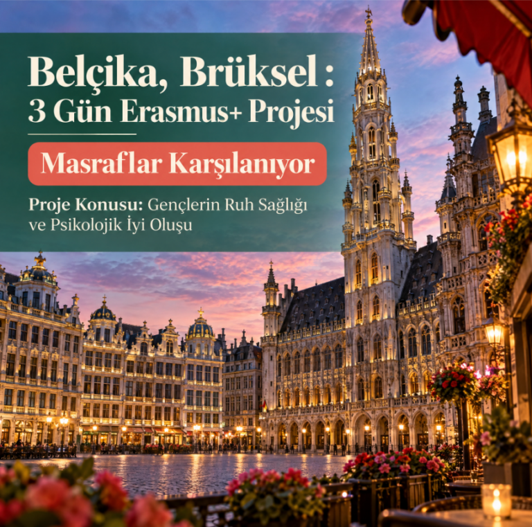 Belçika , Brüksel : 3 Gün Erasmus+ Projesi