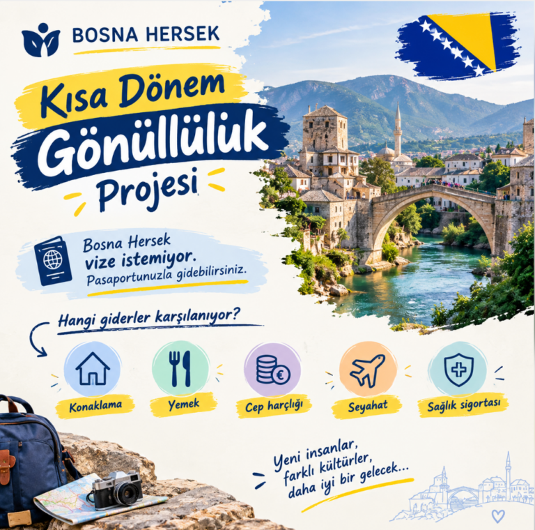 Bosna Hersek : Kısa Dönem Erasmus+ Projesi
