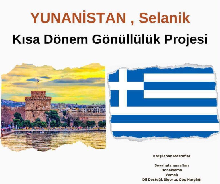 Yunanistan , Selanik : Kısa Dönem Erasmus+ Projesi